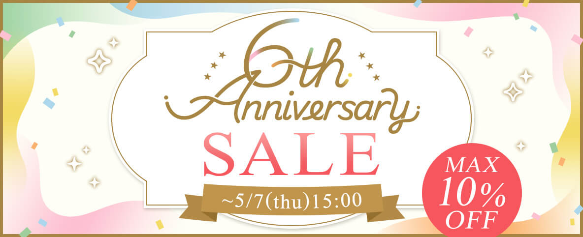 6th Anniversary Sale