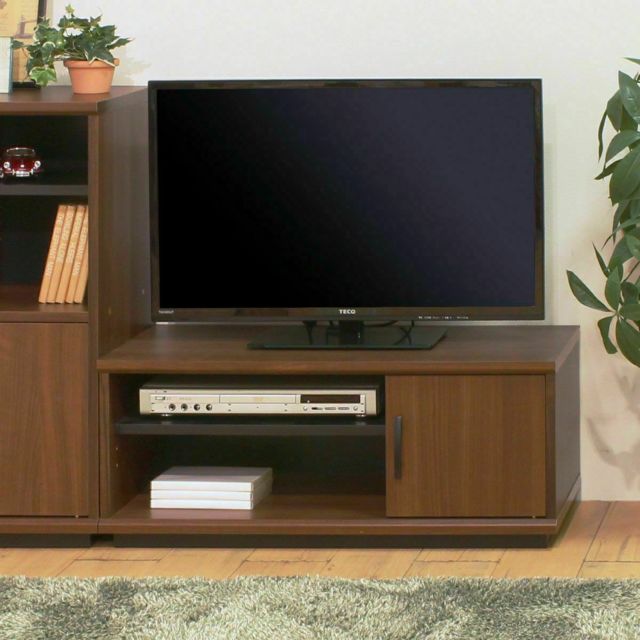 テレビ台 幅83cm 高さ34cm ダークブラウン 32V型対応 コンパクトサイズ TVボード 家具インテリア通販のSHIRAI  STORE(白井産業)