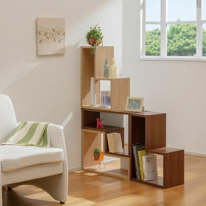 [組み合わせが楽しいパズルラック]縦横自由に組み合わせをたのしめるパズルラック。目的に合わせてお使いいただけます。※画像はCOB-3555KPZNAとCOB-3555KPZDK