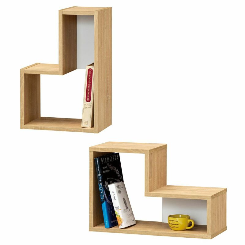 [置き方を自由に選べます]縦でも横でも使える仕様。横にすればCDやA4、縦にすれば雑誌や文庫/コミックの収納にピッタリです。※画像はCOB-3555KPZNA