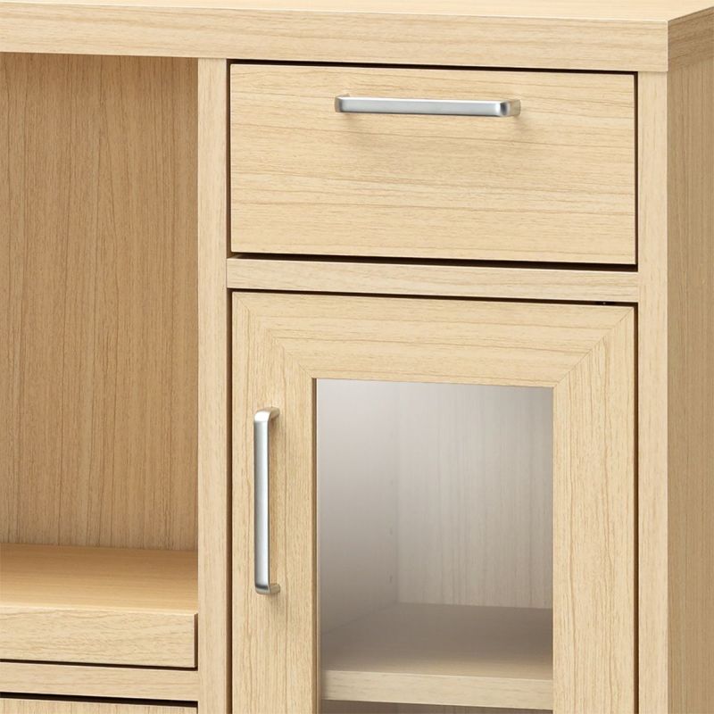 [つかみやすい、シンプルな取っ手]シンプルでつかみやすい取っ手。シルバーが清潔でスタイリッシュな印象を与えます。