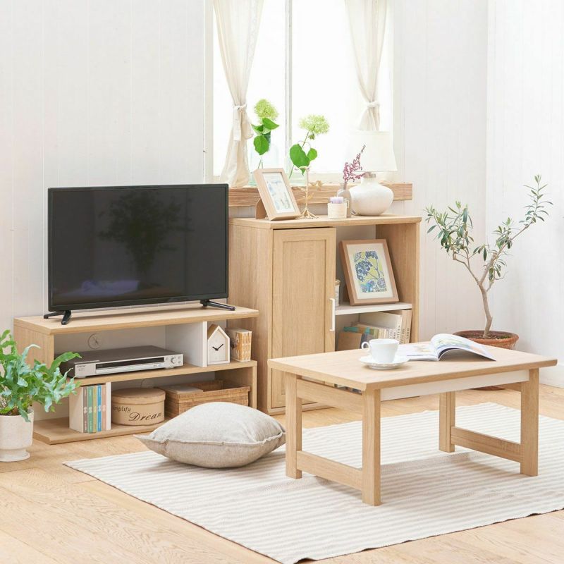 [一人暮らしにピッタリのデザイン]装飾を省いたシンプルな形。ワンルームなど一人暮らしの部屋にあわせやすくデザインしました。