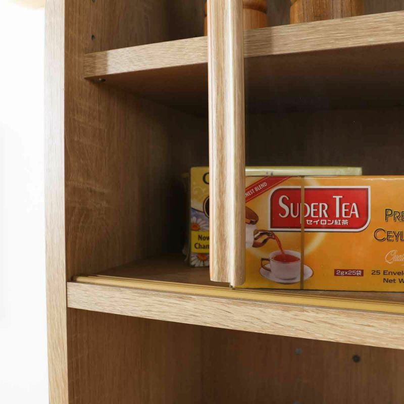 [ガラス引き戸]扉を開ける場所をとらないから狭いスペースで使いやすく、開けたままにしたいときにも便利なガラスの引き戸です。※画像はHNB-1855DGH