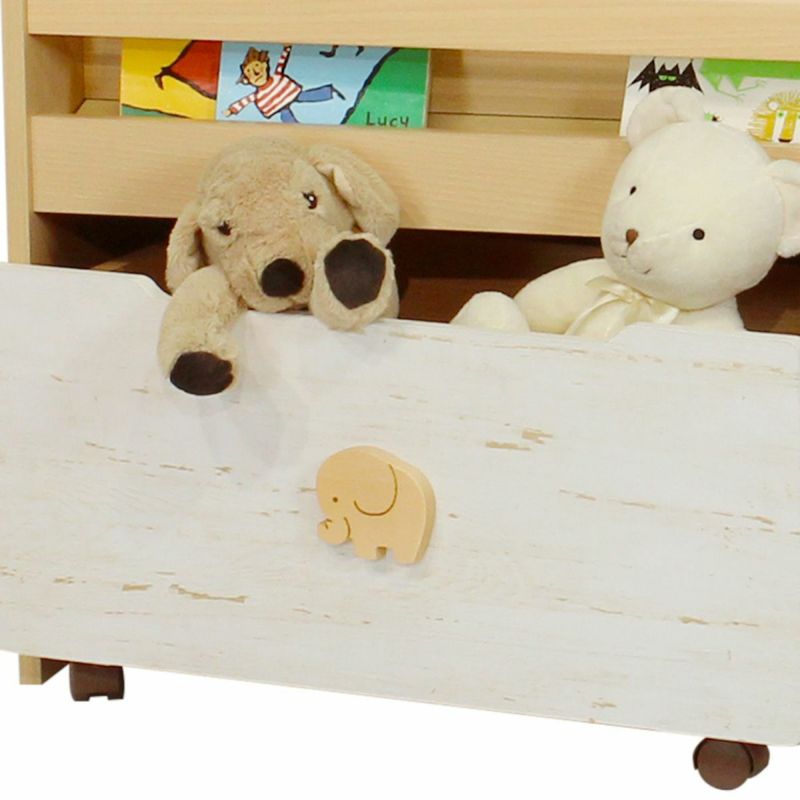 [動物オーナメントは「ぞう」]ランドキッズLAK-7075BSには北欧テイストにぴったりの「ぞう」のオーナメントがついています。