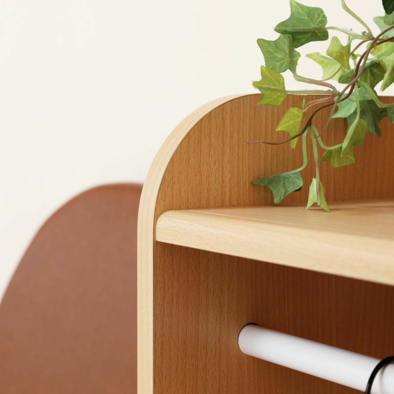 [丸みのついた安全なデザイン]危険な角を丸く加工されているので、けがを防いで安全に使用できます。