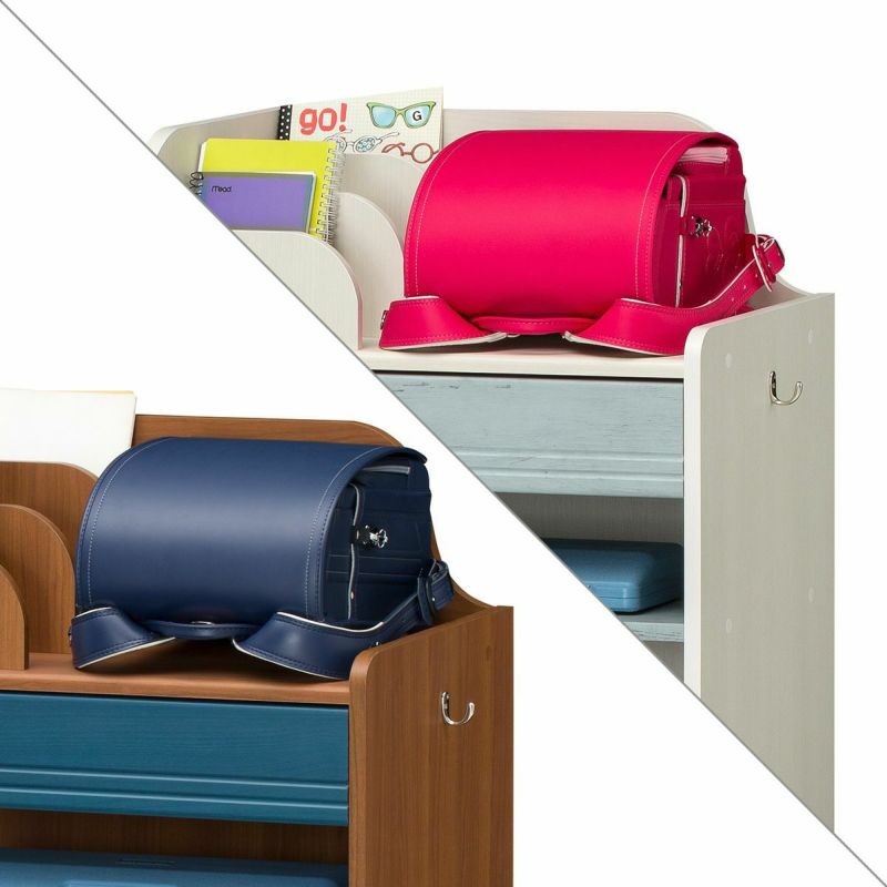 [ランドセルに合わせて選べるカラー]人気のランドセルカラーに合うカラーデザイン。お気に入りのランドセルを素敵に収納しておくことができます。