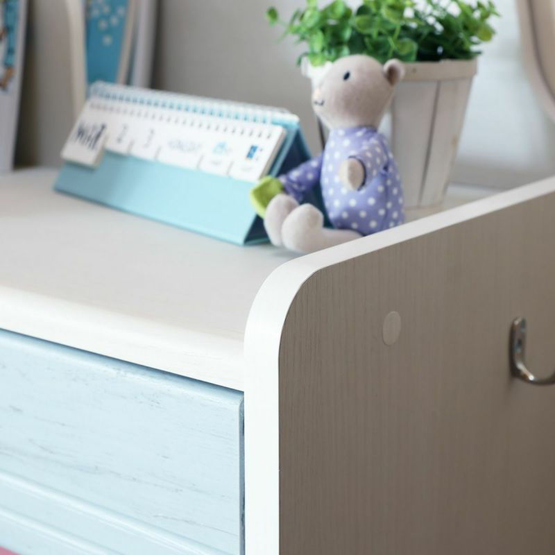 [丸みのついた安全なデザイン]危険な角を丸く加工されているので、けがを防いで安全に使用できます。