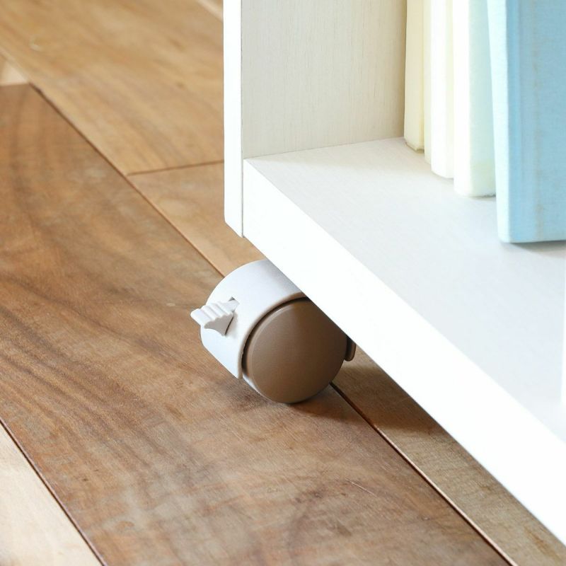 [掃除や移動がしやすいキャスター付き]簡単に動かせるキャスター付き。掃除や模様替えのときに便利です。