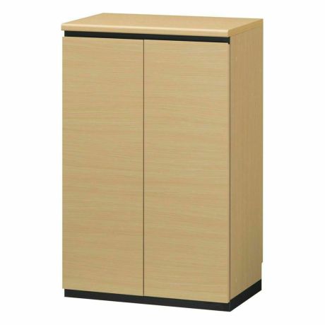 国産 下駄箱 シューズボックス 幅61cm 高さ96cm ナチュラルブラウン 洗える樹脂棚 約15足収納 巾木よけ ダンパー付扉 壁面収納 ポルターレエントランス PRE-9560CDNA