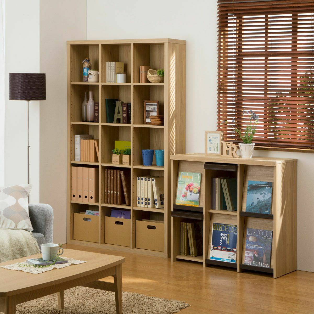 [オープンタイプ]扉の無いオープンタイプなので、おしゃれな雑貨を飾って楽しむこともできます。※画像はSEP-1911NA SEP-9095FNA