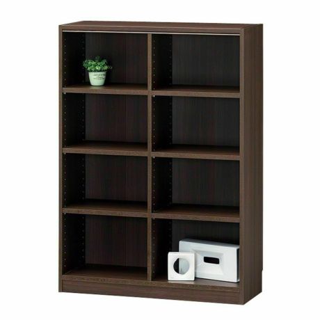 フリーラック 幅87cm 高さ120cm ホワイトオーク 全棚可動 本棚