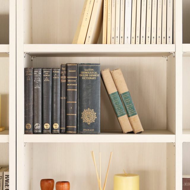 本棚 大容量 ホワイト 山善 本棚 大容量 スライド本棚 ダブルスライド 幅90 奥行29 高さ92 cm