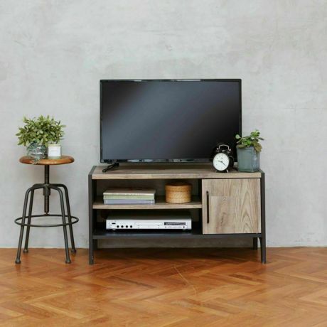 テレビ台 幅88cm 高さ45cm ブラウン ブラック 32V型対応 組み立て簡単 TVボード ローボード ビエンテージ VNT-4585D