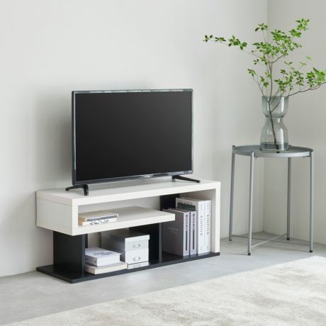 テレビ台 幅90cm 高さ38cm ホワイト 白 ブラック 黒 32V型対応 TV 