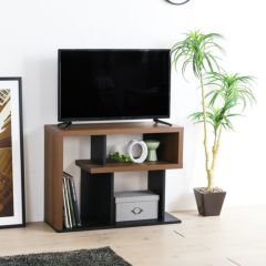 テレビ台 ラック 幅80cm 高さ61cm ダークブラウン 32V型対応 TVボード