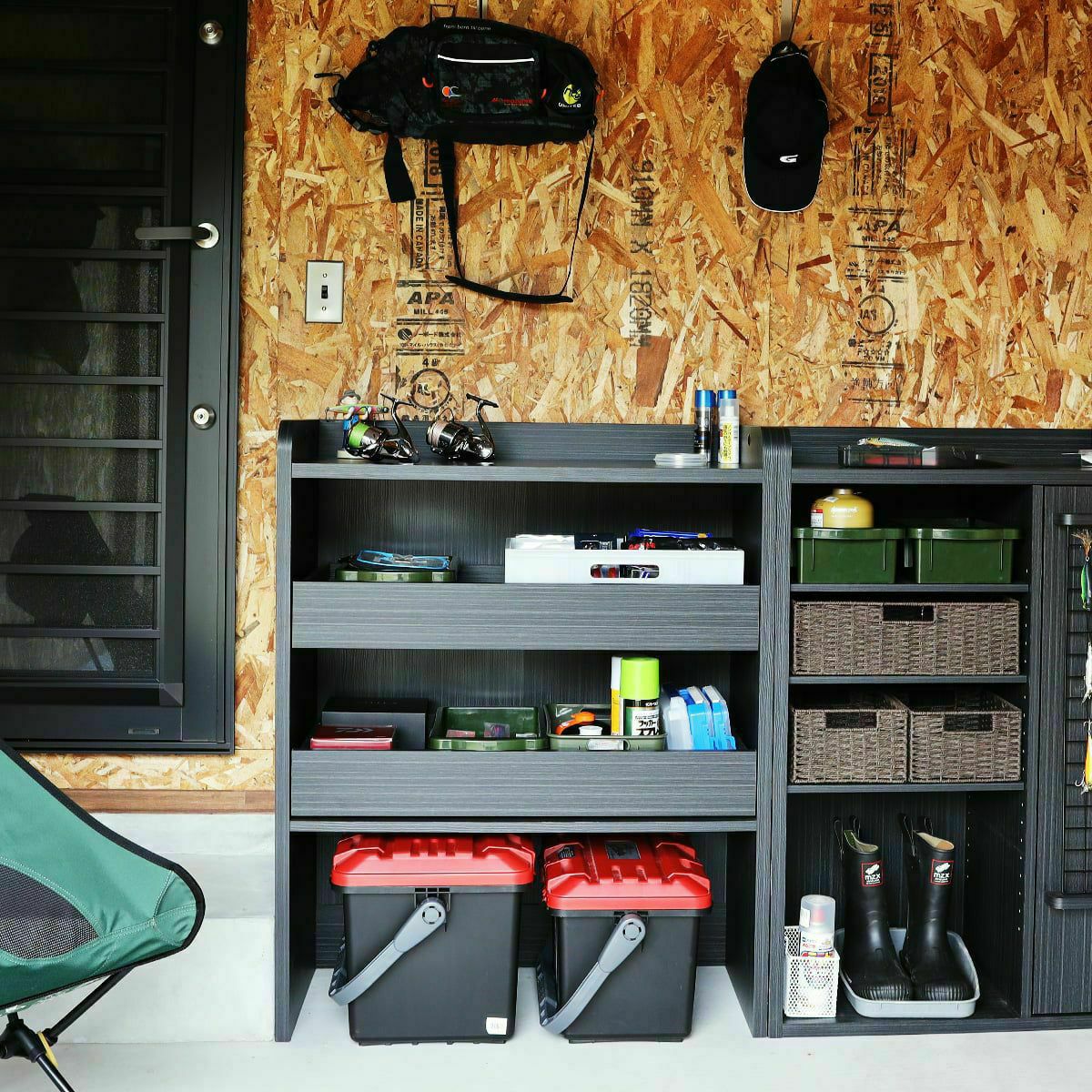 ペスカレージ 釣具収納 リール ロッドスタンド Shirai Store 白井産業