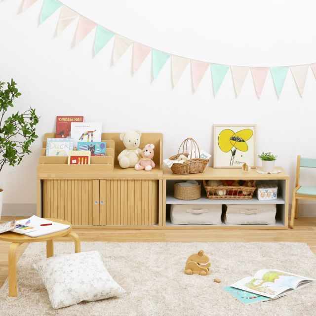 絵本棚 おもちゃディスプレイラック ランドセルラック 幅91cm 高さ26cm