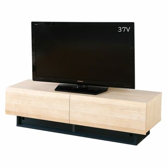 テレビ台 幅120cm 高さ36cm ナチュラルブラウン 50V型対応 木質感のあるローボード 家具インテリア通販のSHIRAI  STORE(白井産業)