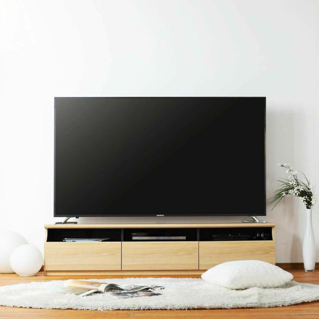 【白井産業】Shirai テレビ台　ナチュラルブラウン 幅180cm テレビ台・ローボード ナチュラルブラウン系 | 家具インテリア