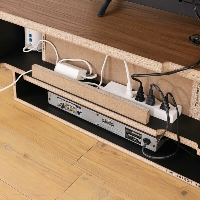 テレビ台 幅150cm 高さ36cm ダークブラウン 65V型対応 木質感の テレビ台 幅150cm 高さ36cm ダークブラウン 65V型対応 木質感の