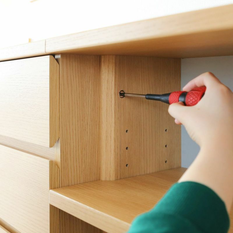 [横連結はネジでしっかり固定]複数を横に並べるときは、商品同士をネジでしっかり固定できるから安心です。