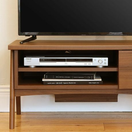 テレビ台 幅101cm 高さ42cm ダークブラウン 43V型対応 TVボード