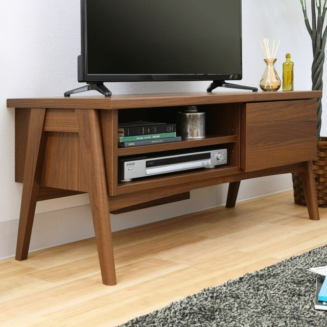 テレビ台 幅81cm 高さ42cm ナチュラルブラウン 32V型対応 TV