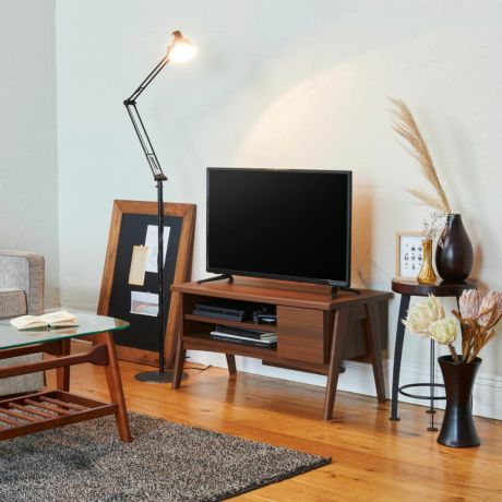 テレビ台 幅81cm 高さ42cm ダークブラウン 32V型対応 TVボード ローボード フェルボワ FBW-4080HDK