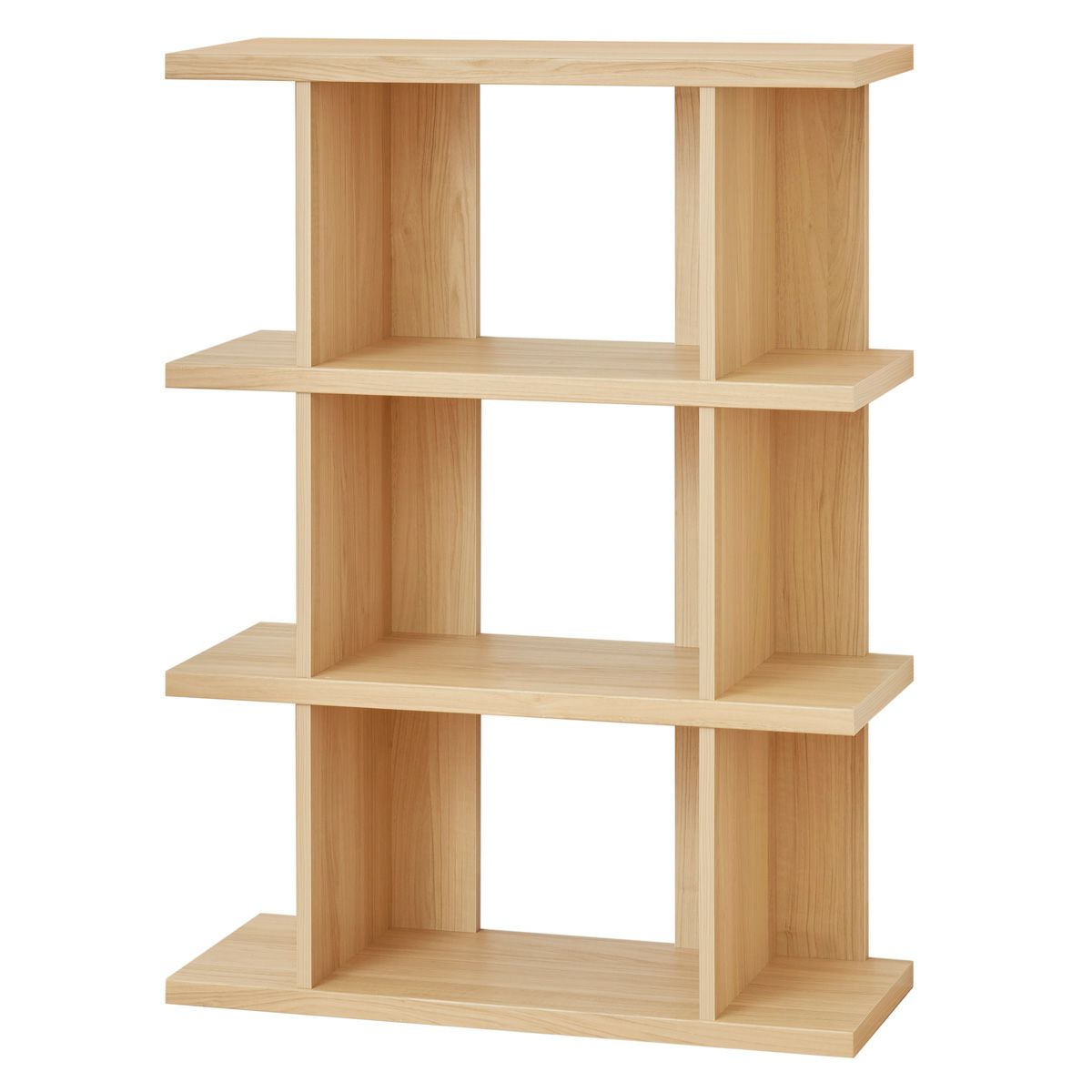 ディスプレイラック 棚 幅82cm 高さ113cm ナチュラルブラウン 飾り棚 シェルフ 本棚 セルオリア SO1-1180NA | 家具 ...