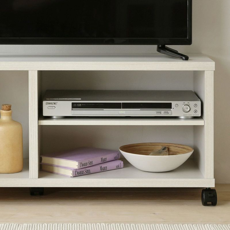 [AV機器・ゲーム機の収納]DVDレコーダーやゲーム機は棚部分に収納できます。