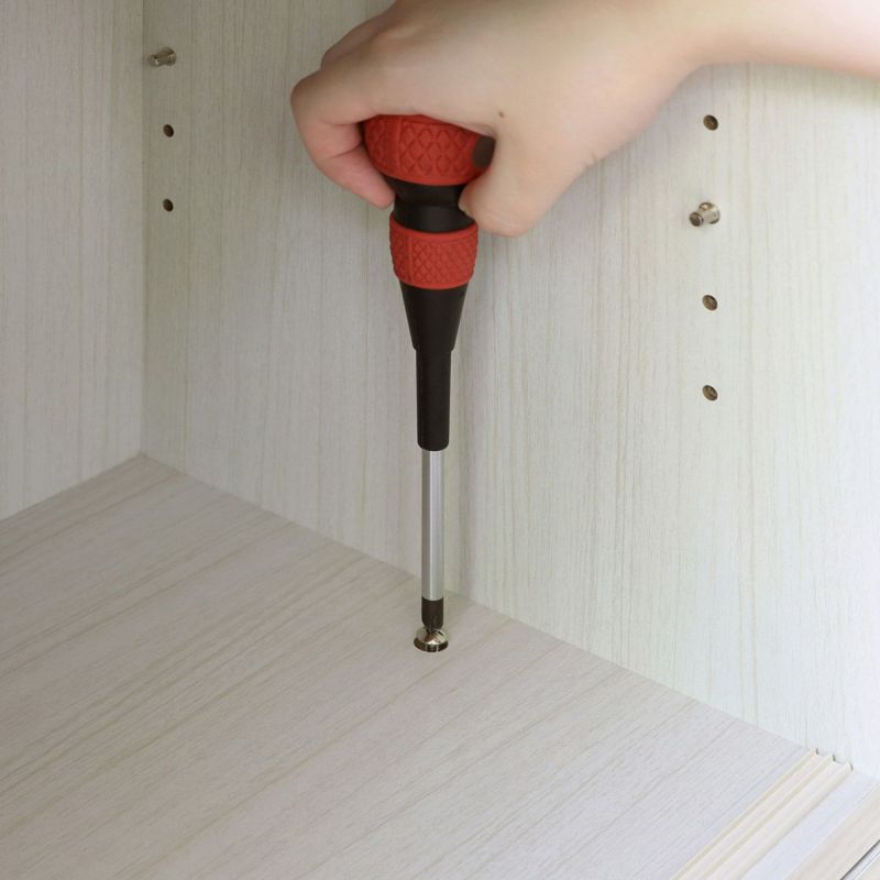 [連結して収納力アップ]FUL-8055DHWHの上に乗せて使用できます。付属の連結ネジで簡単にしっかりと連結できます。