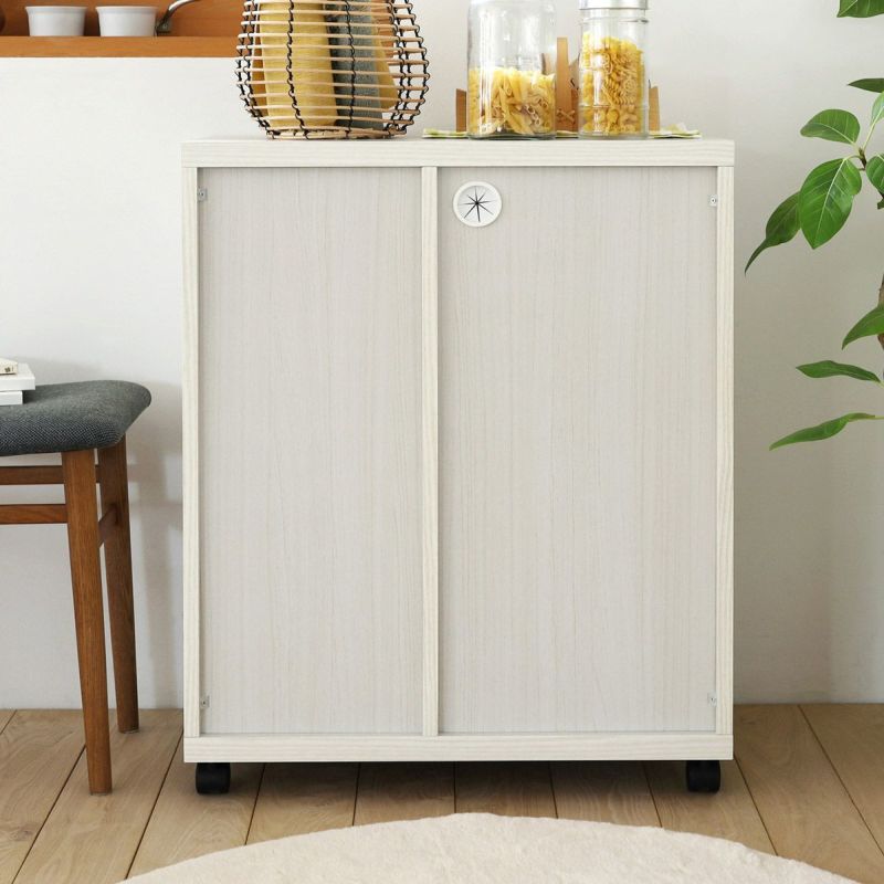 [背面化粧仕上げ]背面も化粧されているので、置く場所を選びません。