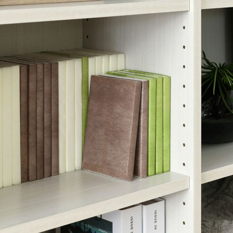 [文庫本を前後に並べて収納できます]棚の内寸奥行26.4cmで、文庫本やコミック（新書判）を前後に並べて収納できます。※耐荷重内でご使用ください