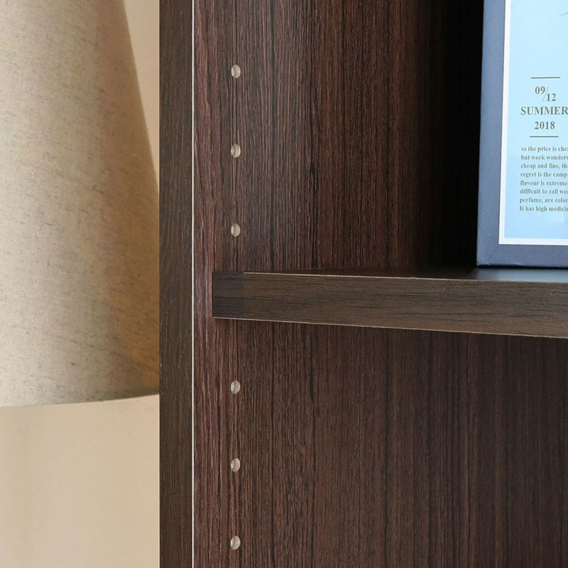 [高さを調節できる移動棚]4枚の棚板は3cm間隔で高さを調節できる移動棚です。収納したい物に合わせて棚の高さを決めることができます。