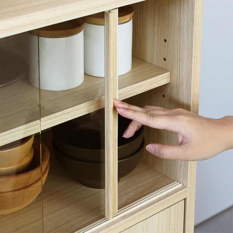 [開閉に場所を取らない引き戸]扉を開ける場所をとらないから、狭いスペースで使いやすい引き戸タイプです。