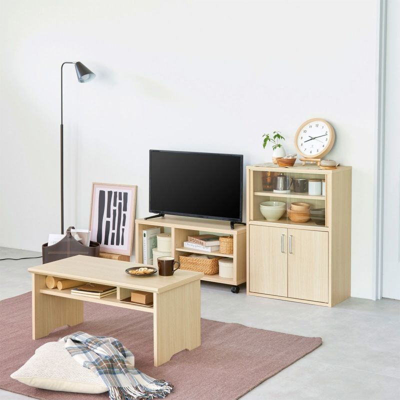 [シリーズで揃えることができます]フルニコはリビングやキッチン収納も充実。シリーズで揃えて統一感のある収納スペースをつくることができます。