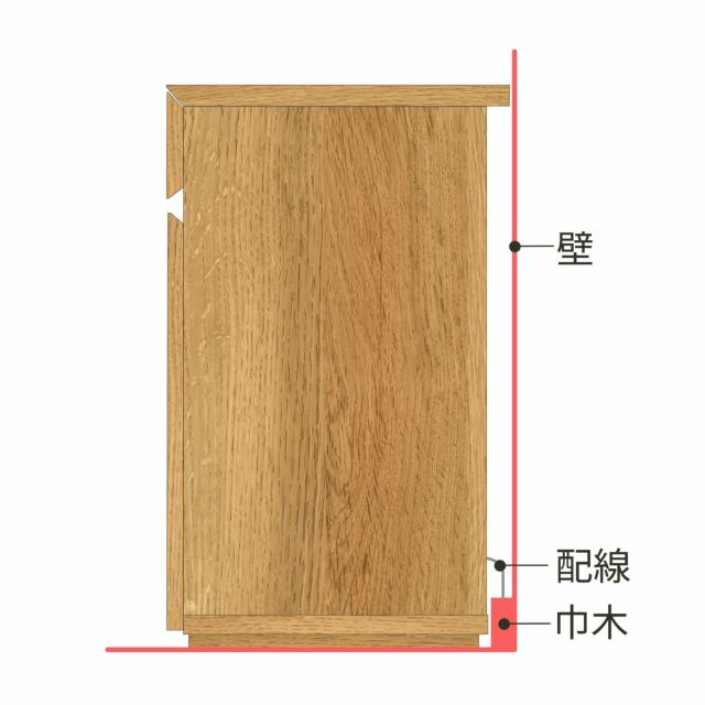 キャビネット 幅90cm 高さ72cm ナチュラルブラウン 扉付 引出