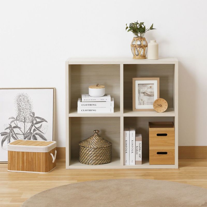 [部屋が美しく整う正方形]棚1マスは幅も高さも38.2cmの正方形。お部屋の空間もきれいに整った印象になります。