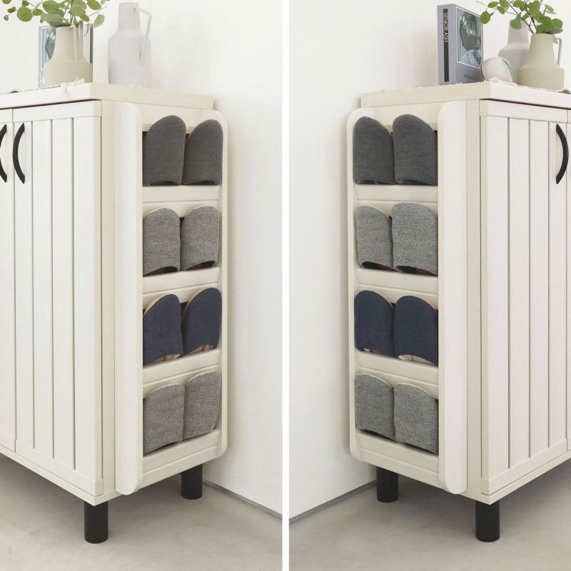 [左右どちらにも取り付け可]本体の左右どちらでも取り付けできるので、玄関の配置によって向きを選べます。