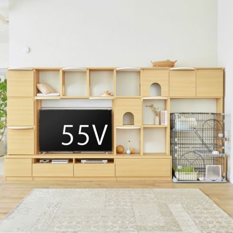 55V型までのテレビ対応