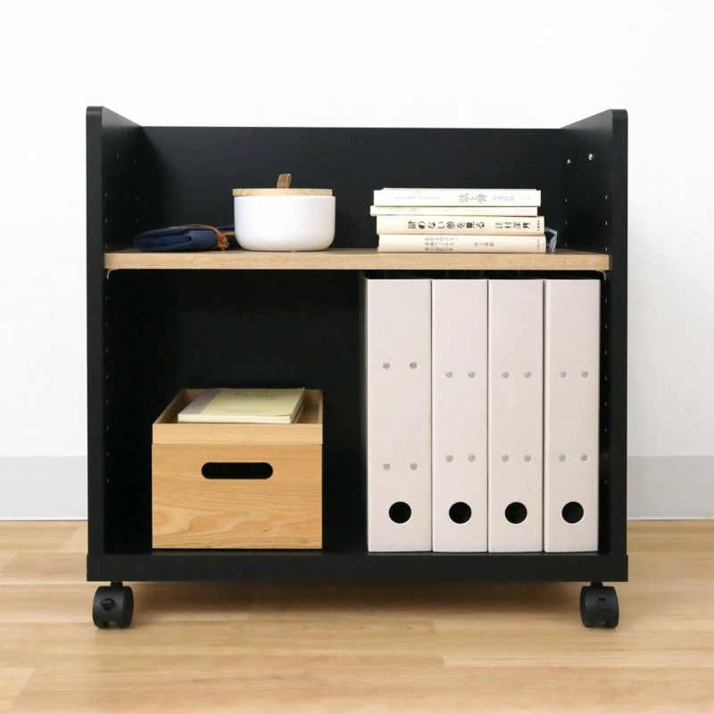 [A4ファイルを収納できます]A4サイズのファイルやファイルボックス（縦型）を収納できるので、書類の整理に便利です。