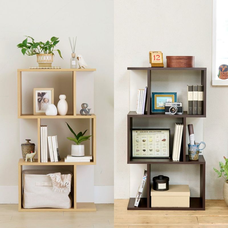 [左右の向きも選べる]上下反転して使えるので、使い勝手やレイアウトに合わせて左右の向きを選べます。※画像右はDK色