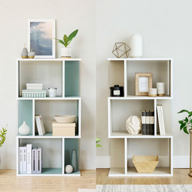 [左右の向きも選べる]上下反転して使えるので、使い勝手やレイアウトに合わせて左右の向きを選べます。※画像右はBG色