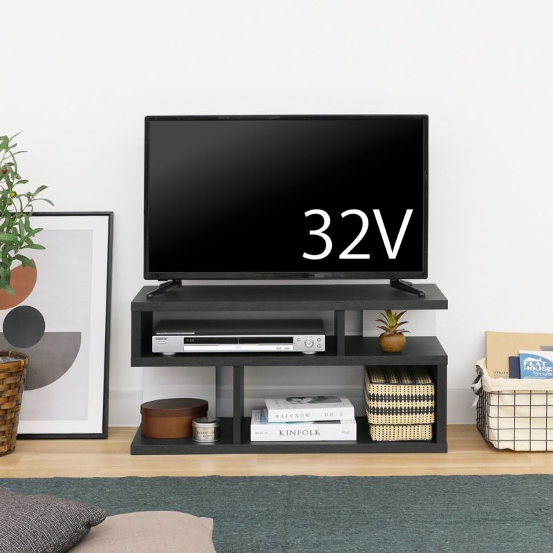 [32V型までのテレビ対応]32V型までのテレビが置ける幅78.2cmのテレビ台です。※お使いのテレビのサイズ・重量を必ずお確かめください。