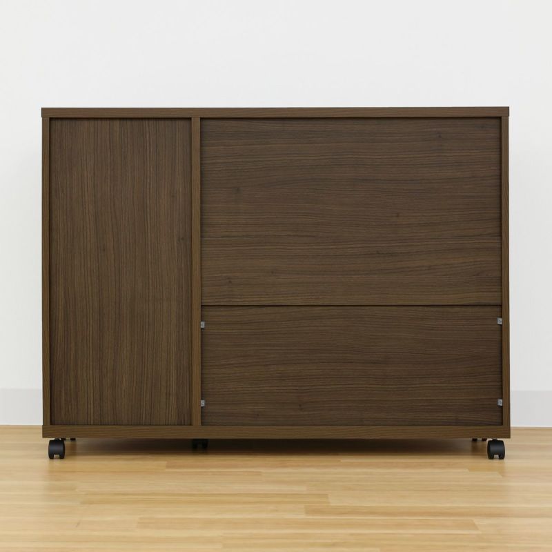 [背面化粧仕上げ]背面も化粧されているので、置く場所を選びません。