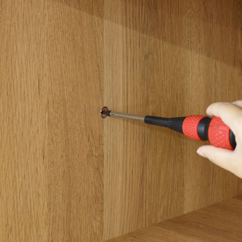 [横連結はネジでしっかり固定]複数を横に並べるときは、商品同士をネジでしっかり固定できるから安心です。