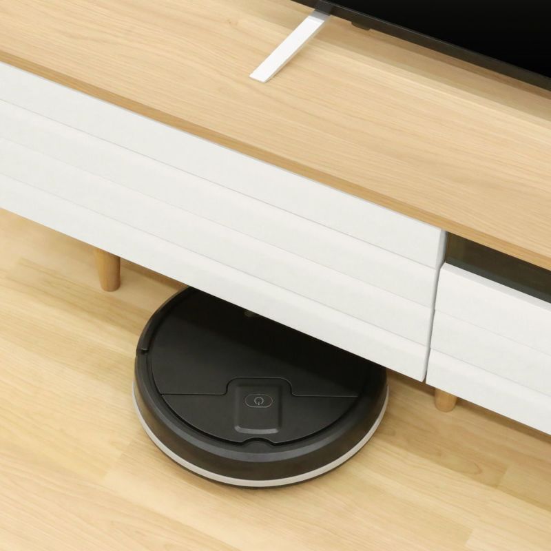 [ロボット掃除機が入る高さ]フットの高さは14.0cmでロボット掃除機が入る高さなので、お掃除も楽々です。