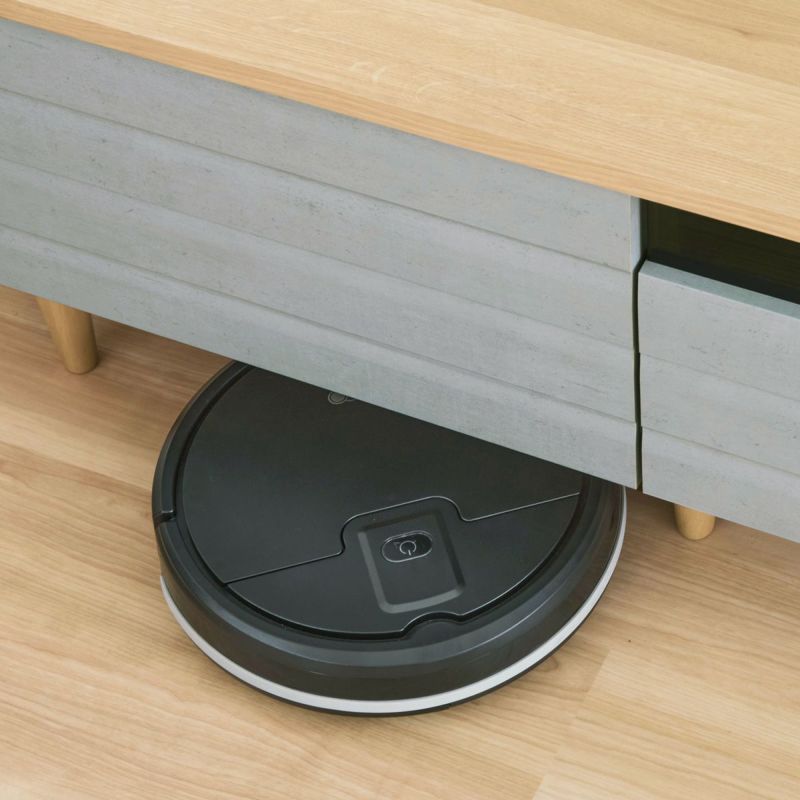 [ロボット掃除機が入る高さ]フットの高さは14.0cmでロボット掃除機が入る高さなので、お掃除も楽々です。