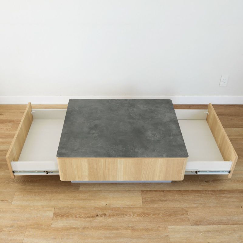 [2杯の引き出し付き]左右に2杯の引き出し付きで収納力抜群です。